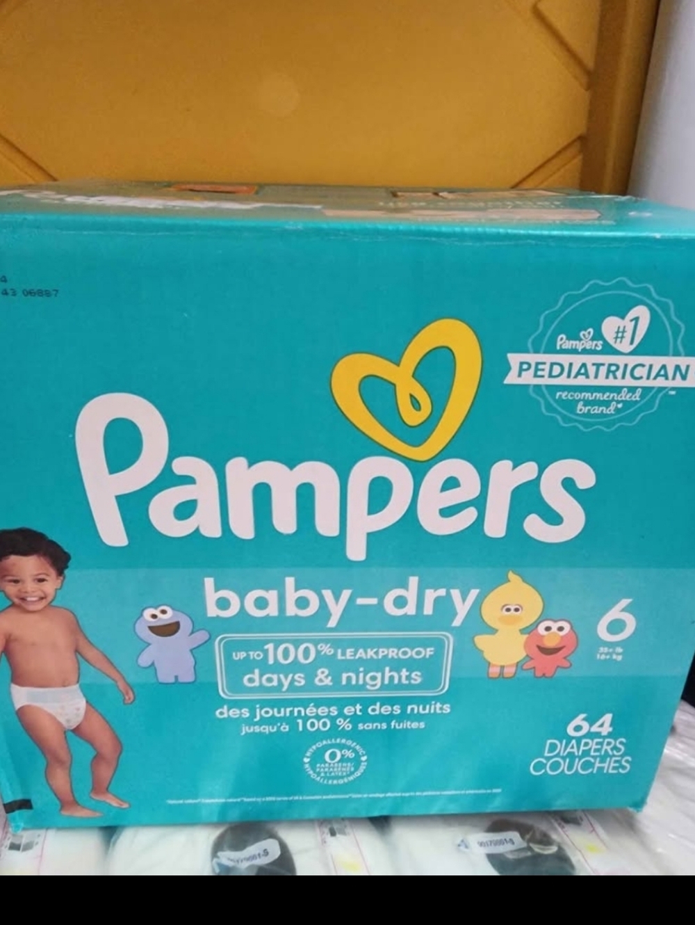 Pampers Baby-Dry Size 6 Diapers - Teal